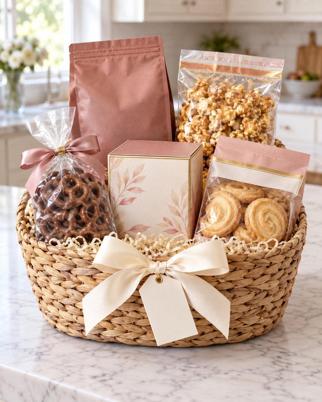 Office Sharing Basket — gift basket by The Ivory Bow